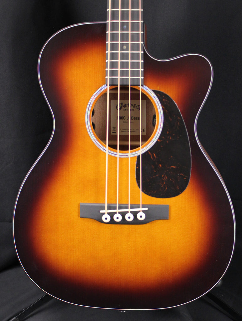 Martin 000CJR-10E Acoustic Electric Bass Guitar Sunburst w/Gigbag
