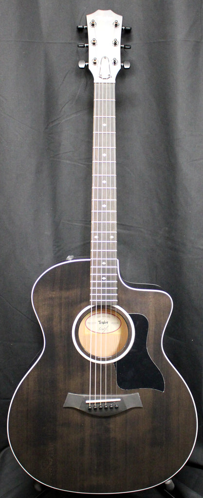 Taylor 214ce Deluxe Limited edition Grand Auditorium Acoustic-Electric Guitar Trans Grey w/Case