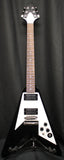 Epiphone Gibson Kirk Hammett 1979 Flying V Electric Guitar Ebony w/Case 7lbs 1oz