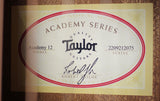 Taylor Academy 12 Grand Concert Acoustic Guitar w/Gigbag