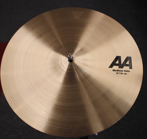 Sabian 14" AA Medium Hi Hats Cymbal Set