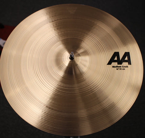 Sabian 16" AA Medium Crash Cymbal