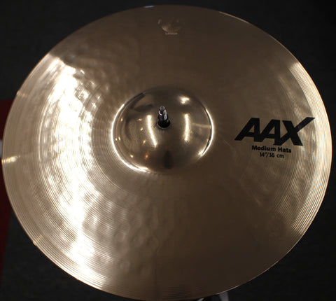 Sabian 14" AAX Medium Hi Hat Cymbal Set