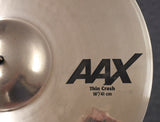 Sabian 16" AAX Thin Crash Cymbal