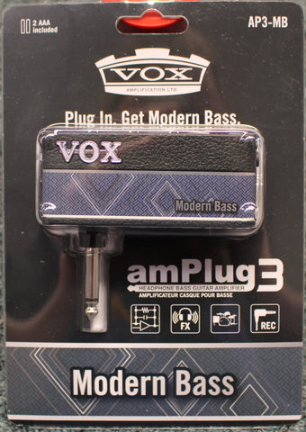 VOX AmPlug 3 Modern Bass Headphone Amp