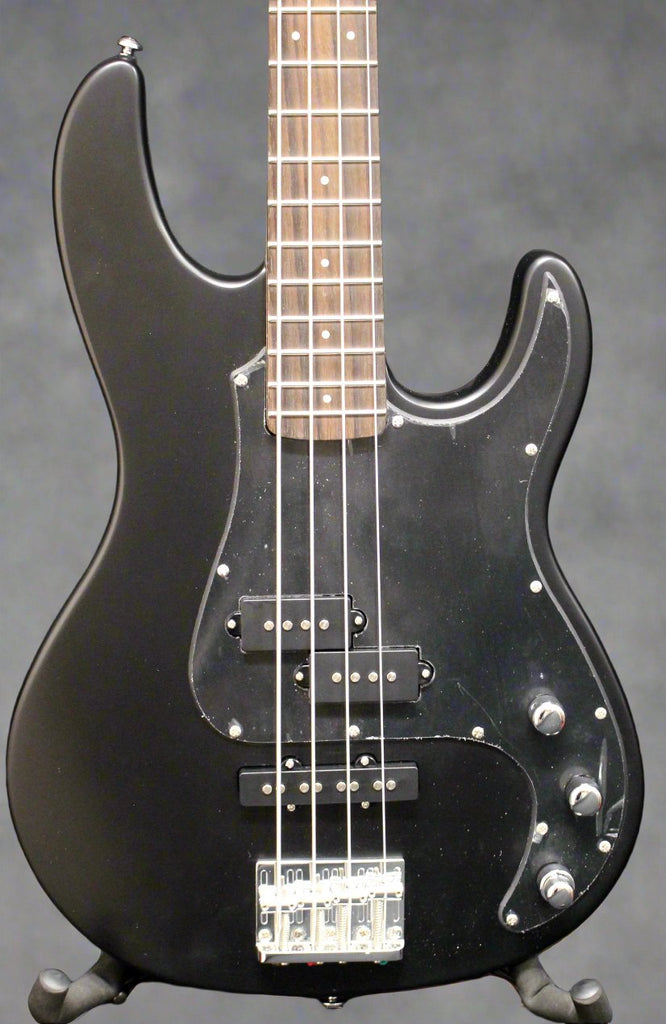 ESP LTD AP-204 Electric 4 String Bass Guitar Satin Black 8lbs 6oz