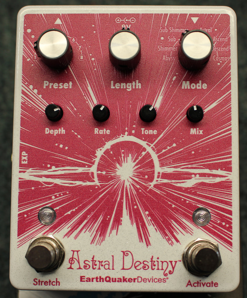 Earthquaker Devices Astral Destiny Octal Octave Reverberation Odyssey Guitar Effects Pedal