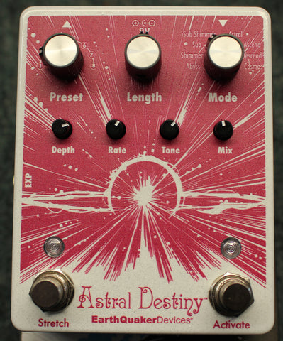 Earthquaker Devices Astral Destiny Octal Octave Reverberation Odyssey Guitar Effects Pedal