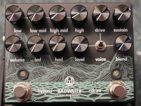 Walrus Audio Badwater Bass Pre-amp and D.I. Bass Effects Pedal