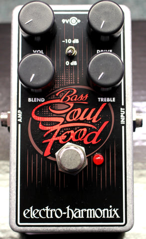 Electro Harmonix Bass Soul Food Overdrive Effects Pedal w/Box