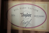 Taylor Big Baby Taylor BBT-e Left Handed Acoustic-Electcric Guitar Natural w/Gigbag