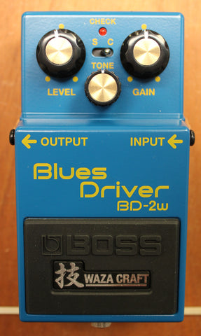 Boss BD-2W Japan Blues Driver Waza Craft Guitar Effects Pedal