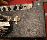 Fender Limited 2/120 Blues Junior IV 30th Anniversary 15 Watt Tube Amplifier w/Footswitch Black Western Tooled