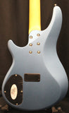 Schecter C-4 Deluxe Electric Bass Satin Metallic Light Blue 7lbs 6oz