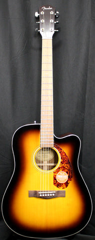 Fender CD140SCE Dreadnought Acoustic Electric Guitar Sunburst w/Case