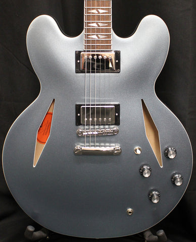 Epiphone Gibson Dave Grohl DG-335 Semi-Hollow Electric Guitar Pelham Blue w/Grohl Case 8lbs 2oz