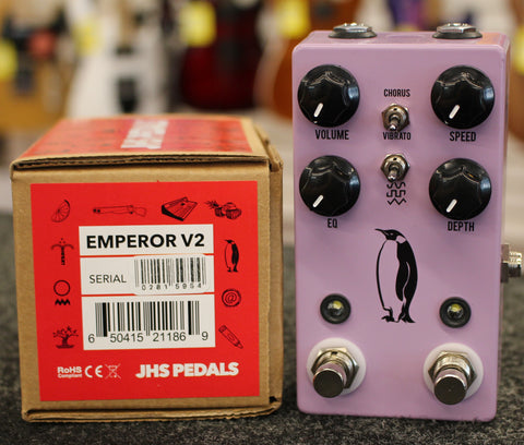 JHS Pedals Emperor V2 Chorus/Vibrato Guitar Effects Pedal w/Box