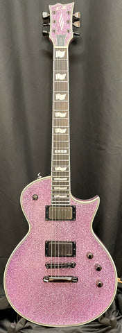 2022 ESP E-II Eclipse DB Purple Sparkle Electric Guitar w/Case