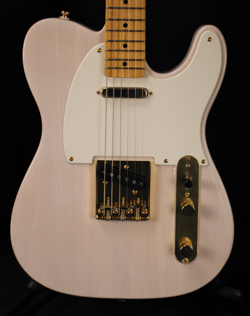 Squier Classic Vibe '50s Telecaster Electric Guitar White Blonde Gold Hardware 8lbs 15oz