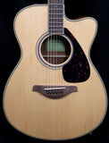 Yamaha FSX820C Small Body Acoustic-Electric Guitar Natural