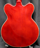 Gretsch G2604T Ltd Ed Streamliner Rally II Center Block Bigsby Two-Tone Oxblood/Walnut Stain Electric Guitar 7lbs 7oz