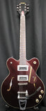 Gretsch G2604T Ltd Ed Streamliner Rally II Center Block Bigsby Two-Tone Oxblood/Walnut Stain Electric Guitar 7lbs 7oz