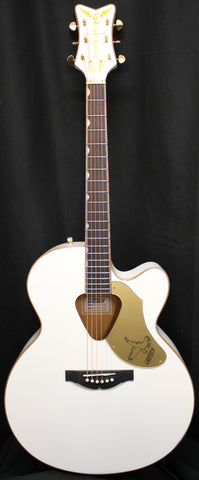 Gretsch G5022CWFE Rancher Falcon Jumbo Acoustic Electric Guitar Fishman Pickup White
