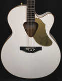 Gretsch G5022CWFE Rancher Falcon Jumbo Acoustic Electric Guitar Fishman Pickup White
