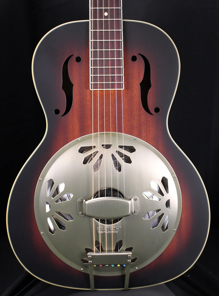Gretsch G9241 Round Neck Acoustic Electric Resonator Guitar 2 Color Sunburst