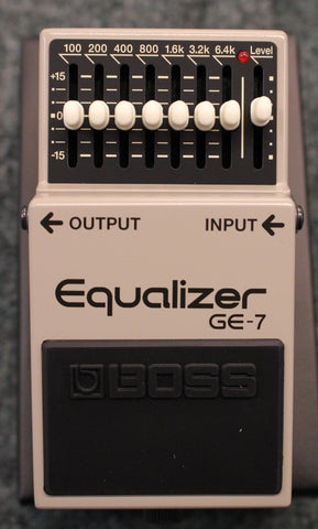 Boss GE-7 Equalizer Guitar Effects Pedal