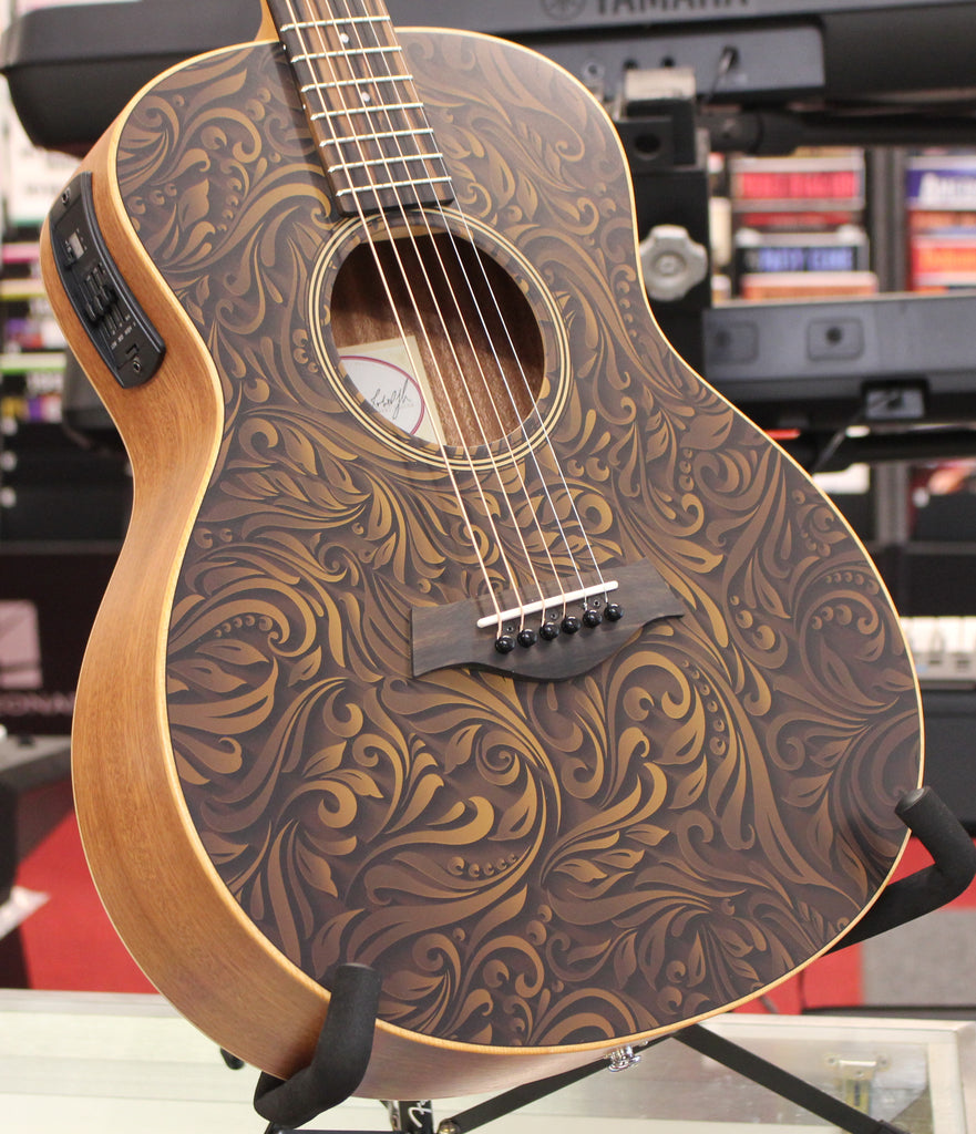 Taylor GS Mini-E Special Edition Paisley Burst Sapele Acoustic-Electric Guitar Natural w/Gigbag