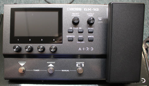 Boss GX-10 Guitar Multi Effects Processor Pedal w/Power Supply and Box