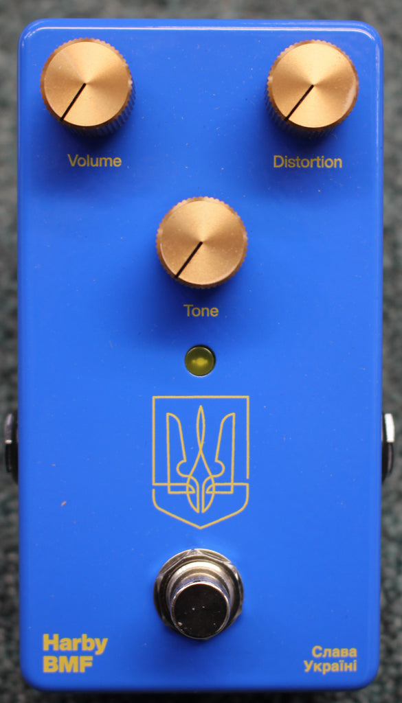 Harby Pedals BMF Distortion Sustainer Fuzz Guitar Effects Pedal Made in USA