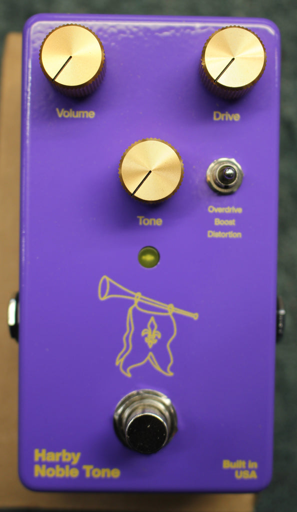 Harby Pedals Noble Tone Overdrive Guitar Effects Pedal Made in USA