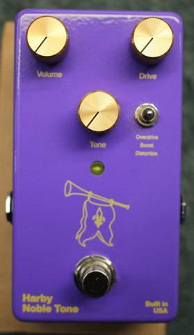 Harby Pedals Noble Tone Overdrive Guitar Effects Pedal Made in USA