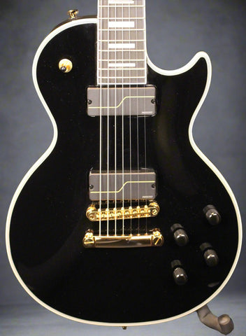 Epiphone Signature Matt Heafy Les Paul Custom Origins 7-String Electric Guitar Ebony w/Case 8lbs 10oz