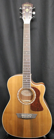 Washburn Heritage HF-11SCE Folk Acoustic-Electric Guitar Natural