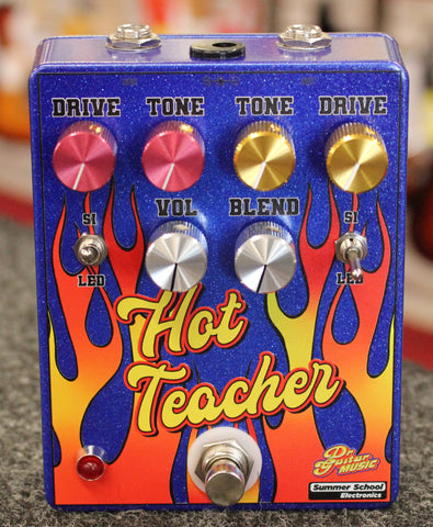 Summer School Electronics "HOT TEACHER" The Class Reunion Parallel Drive Fuzz Guitar Effects Pedal