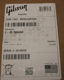 Gibson J-45 Special Acoustic Electric Guitar Wine Red w/Gigbag