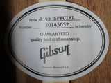 Gibson J-45 Special Acoustic Electric Guitar Wine Red w/Gigbag