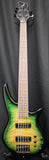 Jackson JS Spectra Bass JS3QV Alien Burst 5 String Electric Bass Guitar 8lbs 12oz