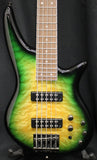 Jackson JS Spectra Bass JS3QV Alien Burst 5 String Electric Bass Guitar 8lbs 12oz