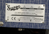 Supro 1970RK Keeley Custom 10 25 Watt Tube Guitar Combo Amp Blue