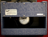 Supro 1970RK Keeley Custom 10 25 Watt Tube Guitar Combo Amp Blue