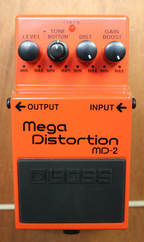 Boss MD-2 Mega Distortion Guitar Effects Pedal