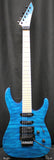 ESP LTD MH-203QM Electric Guitar See Through Blue 7lbs 9oz