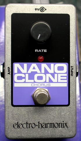 Electro Harmonix Nano Clone Analog Chorus Effects Pedal w/Box