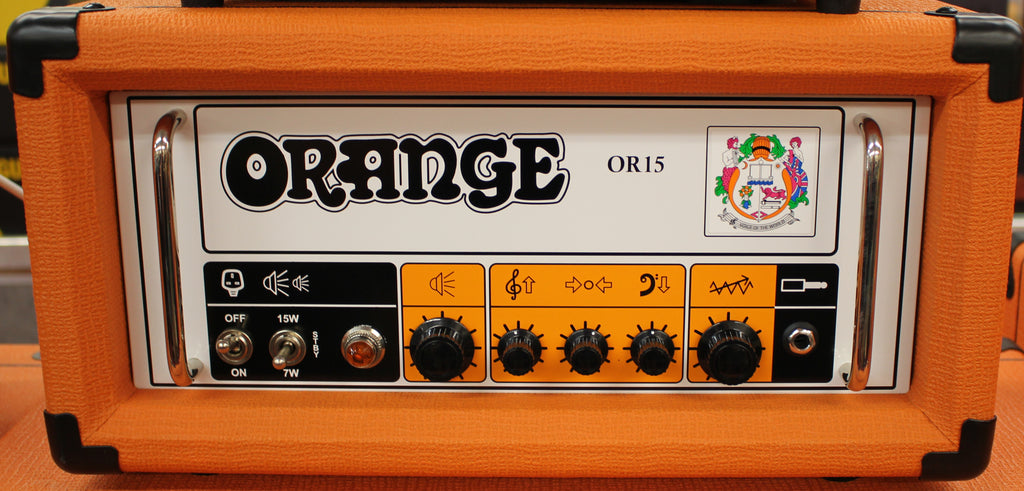 Orange Amplifiers OR15 Tube 15 Watt Guitar Amp Head Orange