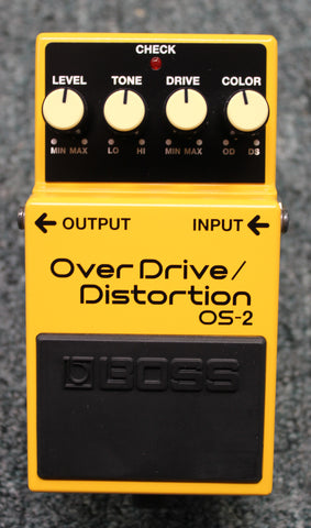 Boss OS-2 Overdrive Distortion Guitar Effects Pedal