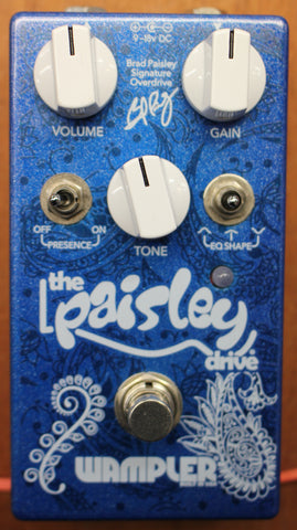 Wampler Brad Paisley Signature Paisley Drive Guitar Effects Pedal